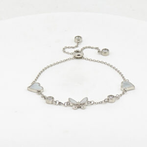 SILVER ADJUSTABLE CHAIN BRACELET92.5