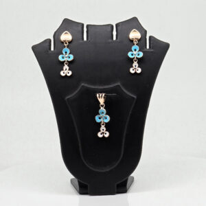 SILVER PENDANT SET  92.5