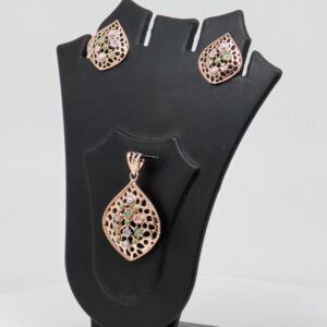 SILVER PENDANT SET  92.5