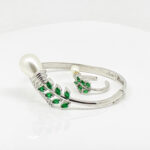 SILVER KADA BRACELET WITH RING 92.5