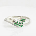 SILVER KADA BRACELET WITH RING 92.5