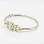 SILVER KADA BRACELET  MOP 92.5