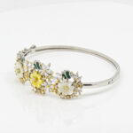 SILVER KADA BRACELET  MOP 92.5