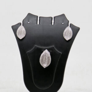 CZ  PENDENT SET  SILVER 92.5