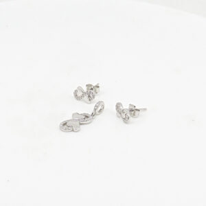 CZ  PENDENT SET  SILVER 92.5
