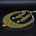 SILVER BRIDAL NECKLACE SET 92.5