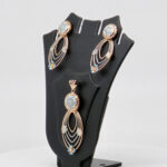 SILVER MINA PENDENT SET  92.5