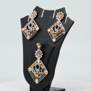 SILVER MINA PENDENT SET  92.5