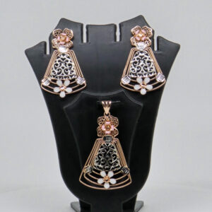 SILVER MINA PENDENT SET  92.5