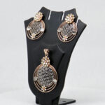 SILVER MINA PENDENT SET  92.5