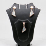 SILVER MINA PENDENT SET  92.5