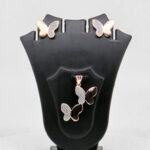 SILVER MINA PENDENT SET  92.5
