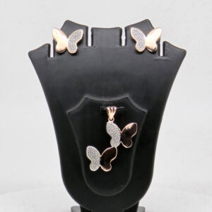 SILVER MINA PENDENT SET  92.5