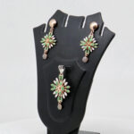SILVER MINA PENDENT SET  92.5