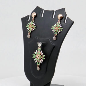 SILVER MINA PENDENT SET  92.5