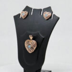 SILVER MINA PENDENT SET  92.5