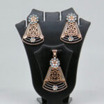 SILVER MINA PENDENT SET  92.5