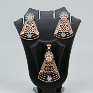 SILVER MINA PENDENT SET  92.5