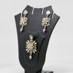 SILVER MINA PENDENT SET  92.5