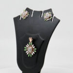 SILVER MINA PENDENT SET  92.5