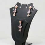 SILVER MINA PENDENT SET  92.5