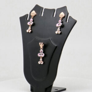 SILVER MINA PENDENT SET  92.5