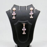 SILVER MINA PENDENT SET  92.5
