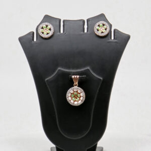 SILVER MINA PENDENT SET  92.5