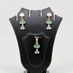 SILVER MINA PENDENT SET  92.5