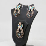SILVER MINA PENDENT SET  92.5