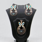 SILVER MINA PENDENT SET  92.5