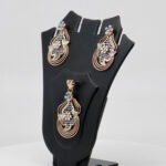 SILVER MINA PENDENT SET  92.5