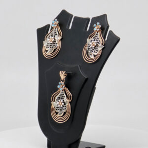 SILVER MINA PENDENT SET  92.5