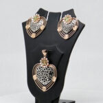 SILVER MINA PENDENT SET  92.5