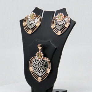 SILVER MINA PENDENT SET  92.5