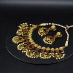 SILVER BRIDAL NECKLACE SET 92.5