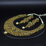 SILVER BRIDAL NECKLACE SET 92.5