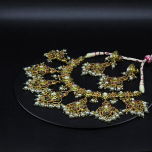 SILVER BRIDAL NECKLACE SET 92.5