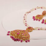 SILVER BRIDAL NECKLACE SET 92.5