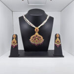 SILVER BRIDAL NECKLACE SET 92.5