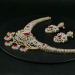 SILVER BRIDAL NECKLACE SET 92.5