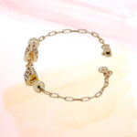 SILVER FANCY CHAIN BRACELET 92.5