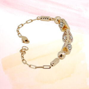 SILVER FANCY CHAIN BRACELET 92.5