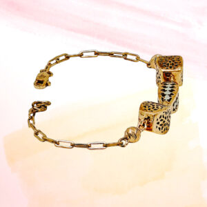 SILVER FANCY CHAIN BRACELET 92.5