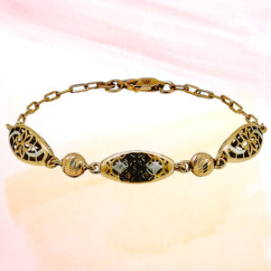 SILVER FANCY CHAIN BRACELET 92.5