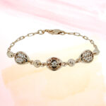 SILVER FANCY CHAIN BRACELET 92.5