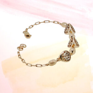 SILVER FANCY CHAIN BRACELET 92.5