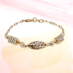 SILVER FANCY CHAIN BRACELET 92.5