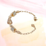 SILVER FANCY CHAIN BRACELET 92.5