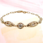 SILVER FANCY CHAIN BRACELET 92.5